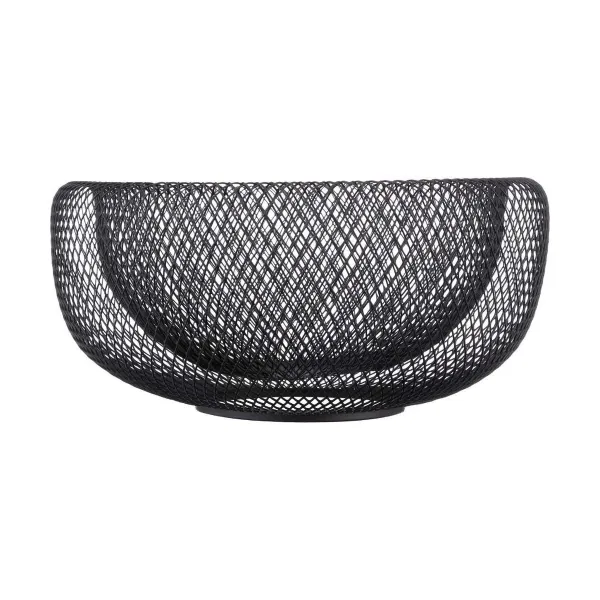 Hedelmäkulho 5five Simply Smart Noir Kitchen Musta Metalli 27 cm Ø 27 cm