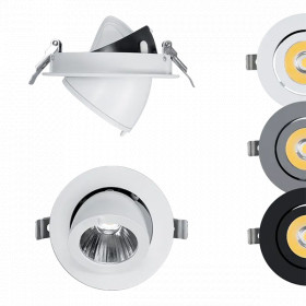 SKY TL180 COB TRACK LIGHT 20W 220-240V 2700K 24° GREY