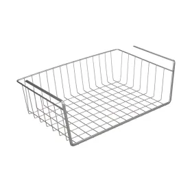 Kitchen Cupboard Organiser Metaltex Kanguro 40 x 26 x 14 cm White Grey