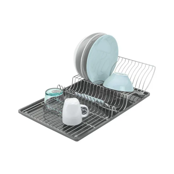 Džiovykla kriauklei Metaltex Wing-tex Metalinis (50 x 31 x 11 cm)