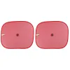 Dunlop - Sun visor for car side windows 36x44 cm 2 pcs (red)