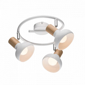 ADDY SPOT 3XE14 WHITE WHITE/WOOD