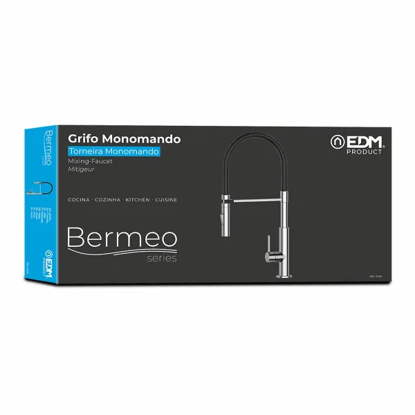 Sekoitushana EDM 01196 BERMEO Hopeinen Messinki