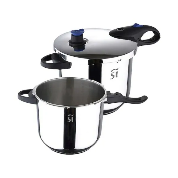 Ātrvāres katlu komplekts San Ignacio Nerūsējošais tērauds 4 L 5,5 L Ø 22 cm