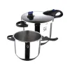 Ātrvāres katlu komplekts San Ignacio Nerūsējošais tērauds 4 L 5,5 L Ø 22 cm