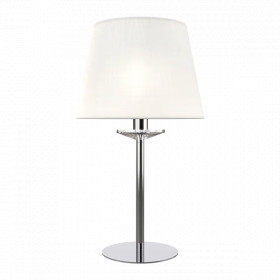 BARBARA TABLE LAMP 1XE14 WHITE/CHROME