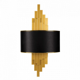 BRETON WALL LAMP 2XE14 GOLD/BLACK