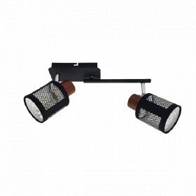 DELIA SPOT 2XE27 BLACK