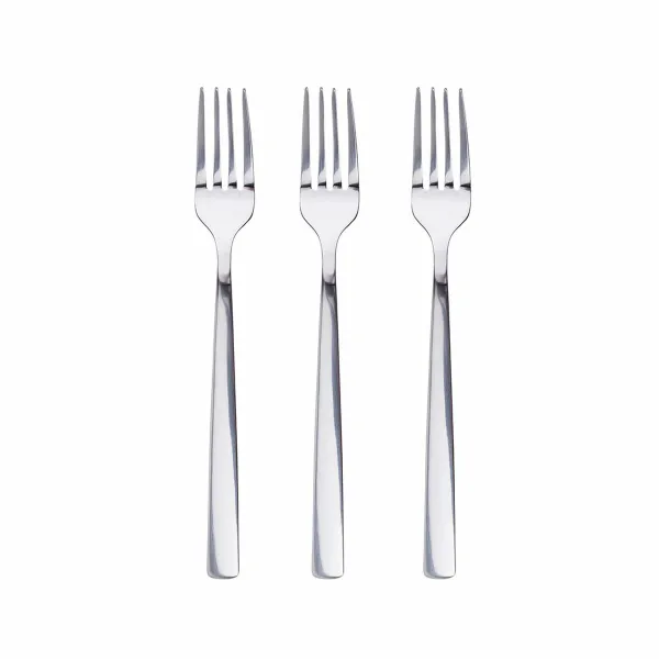 Set of Dessert Forks San Ignacio Earth SG7782 Stainless steel Shine (3 Units)