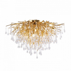 EDUARD CEILING LAMP 7XG9 GOLD/CRYSTALS