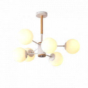 ISABEL CHANDELIER 6XE27 WHITE