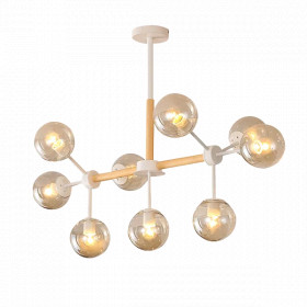 ISABEL CHANDELIER 9XE27 WHITE