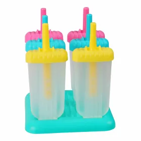 ledų formelė Excellent Houseware Spalvotas polipropileno 40 ml (6 vnt.)