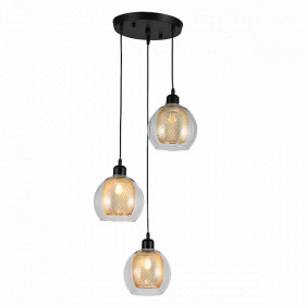 JADE PENDANT 3XE27 BLACK