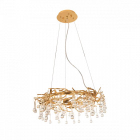 JOSEPH CHANDELIER 6XG9 GOLD/CRYSTALS