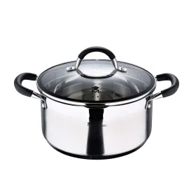 Кастрюля с крышкой Masterpro foodies bgmp-1502-bk 5 L Ø 24 x 12 cm