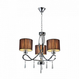 LILLY CHANDELIER 3XE27 CHROME D550X540mm