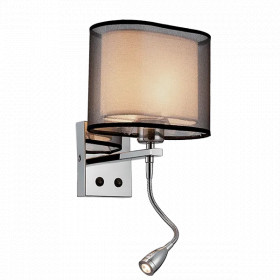 MERY WALL LAMP 1XE27 +1WLED 4000K CHROME