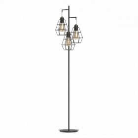 NICOL FLOOR LAMP 3XE27 BLACK MATT