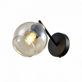RICK WALL FIXTURE 1XE27 BLACK MATT/BRONZE