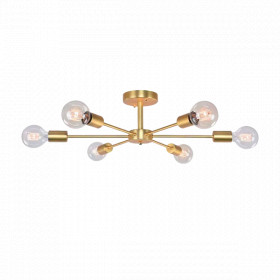 ROXI CHANDELIER 6XE27 GOLD