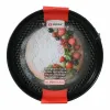 Cake Mould Alpina Non-slip Circular Black Steel Ø 28 x 6,7 cm