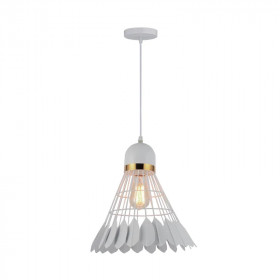 SHUTTLE PENDANT 1xE27 WHITE