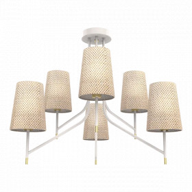 THERA CHANDELIER 6XE14 WHITE/CHROME