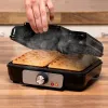 Vafeļu Panna Alpina 1000 W Sudrabains
