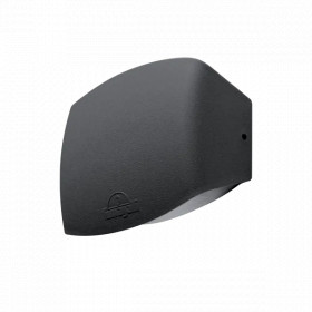 ABRAM 190 LED WALL LAMP 7.5W CCT 4000K IP55 BLACK