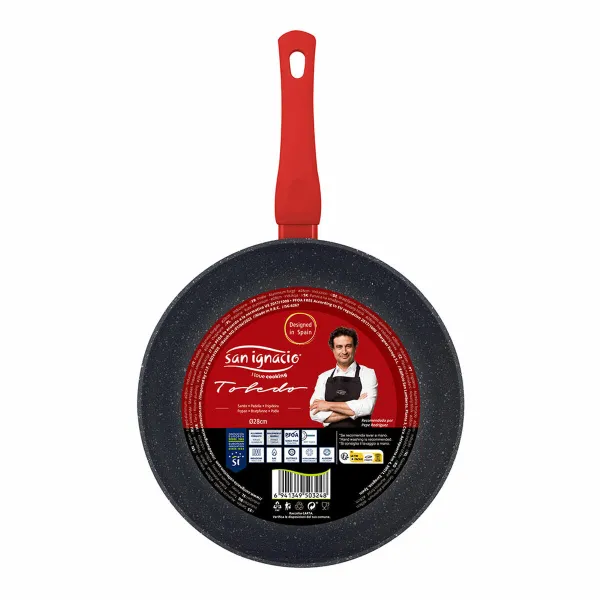 Panna San Ignacio Toledo SG-6287 Ø 28 cm Melns Alumīnijs