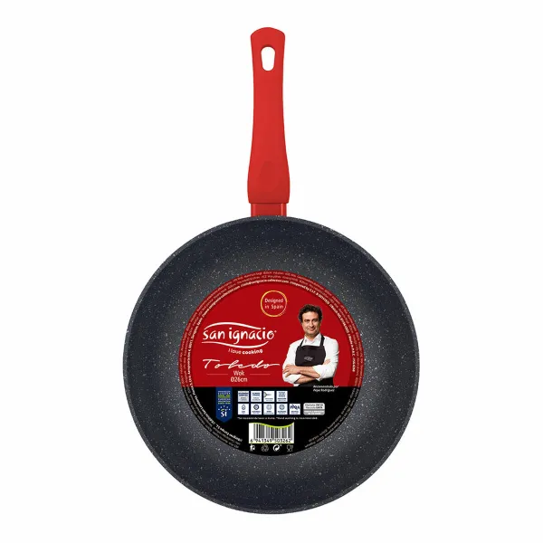Vokpanna San Ignacio Toledo SG-6268 Ø 26 cm Melns Alumīnijs
