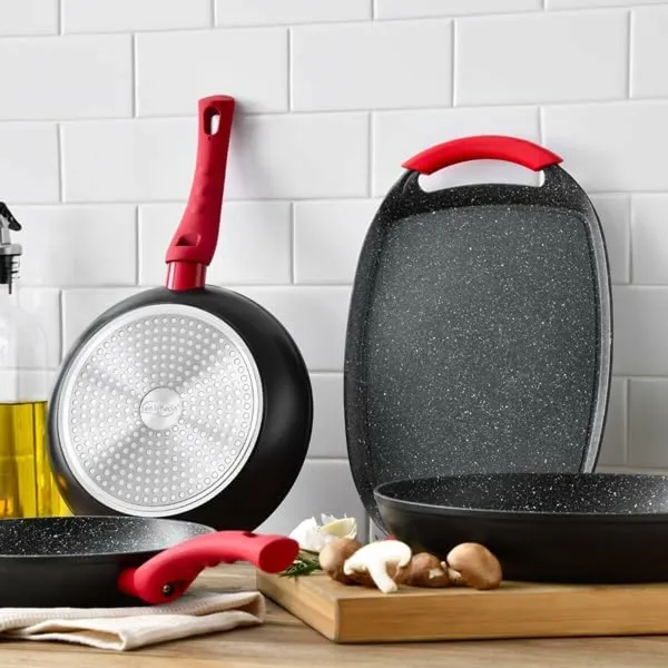 Wok keptuvė San Ignacio Toledo SG-6268 Ø 26 cm Juoda Aliuminis
