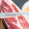 Šķiņķa naža un asināmais tērauda komplekts 3 Claveles Evo 25 cm 2 Daudzums
