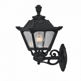 GOLIA WALL LATERN UPWARD 1XE27 IP55 BLACK