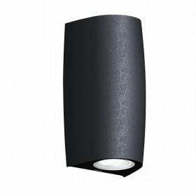 MARTA 90 1L FACADE FIXTURE 1XGU10 CCT IP55 BLACK