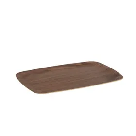 Tray Andrea House Wood / Walnut Rectangular 46 x 36 x 2 cm