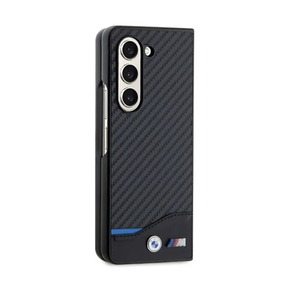 BMW Leather Carbon - Case for Samsung Galaxy Z Fold 5 (Black)