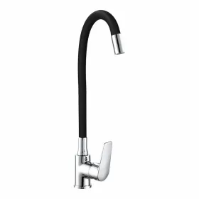 Viena roktura jaucējkrāns EDM 01155 Baiona Melns Misiņš Cinks Fleksibls Virtuve