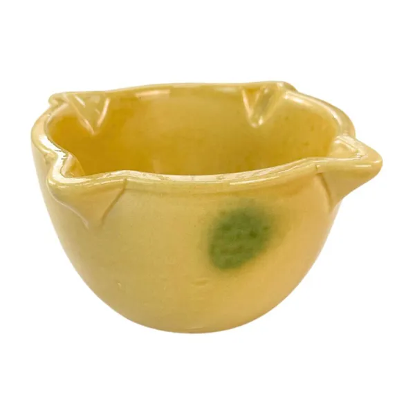 Mortar and pestle Fackelmann Ceramic Yellow