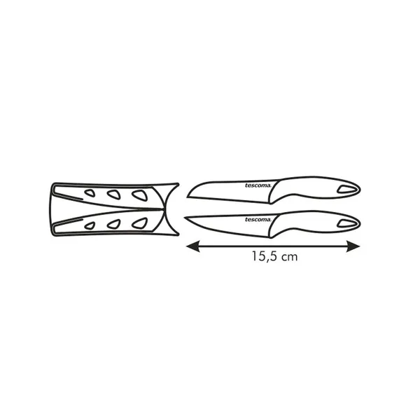 Столовый нож Tescoma 6 cm 2 Предметы (2)