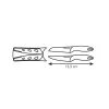 Table knife Tescoma 6 cm 2 Pieces (2)
