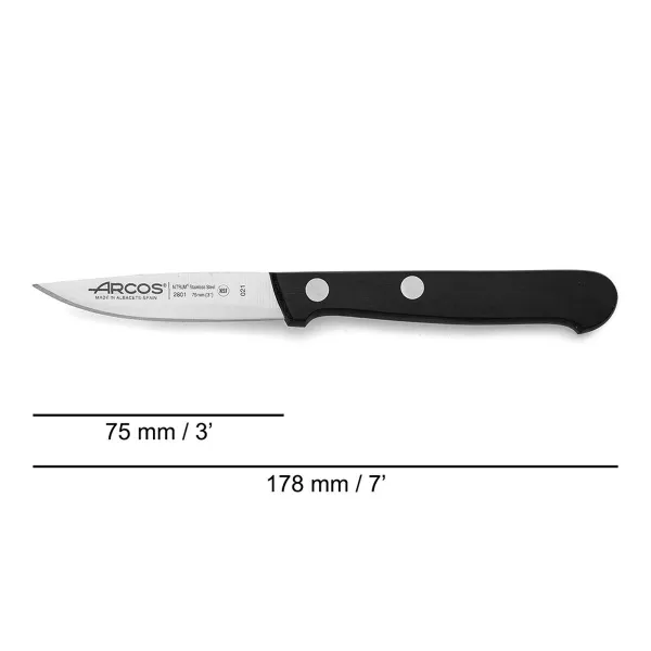 Shredding Knife Arcos serie universal 75 mm Stainless steel