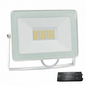 VEGA50 SLIM SMD 50W LED FLOODLIGHT 3000K WHITE