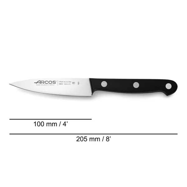Smulkinimo peilis Arcos serie universal Nerūdijantis plienas Plastmasinis 10 cm