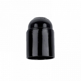 LAMP HOLDER HANGING BAKELITE E27 BLACK