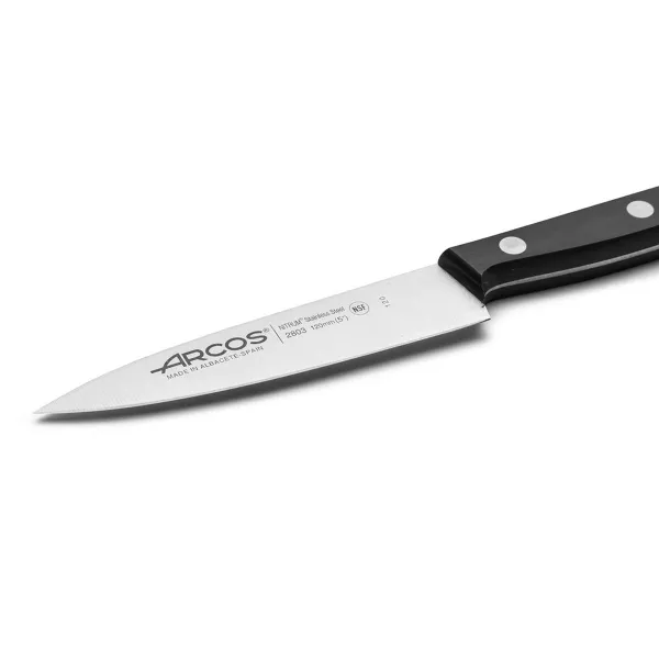 Virtuvės peilis Arcos serie universal Juoda Plienas 12 cm