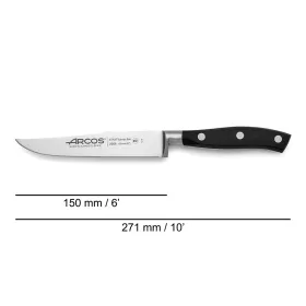 Kitchen Knife Arcos serie riviera Black Steel 15 cm 6