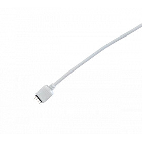 4PIN CONNECTOR WITH CABLE 20CM WHITE