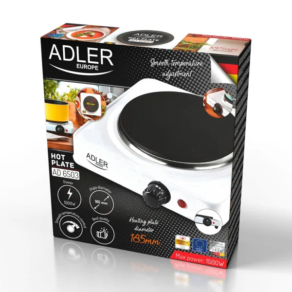 Kempingo viryklė Adler AD 6503 1500 W